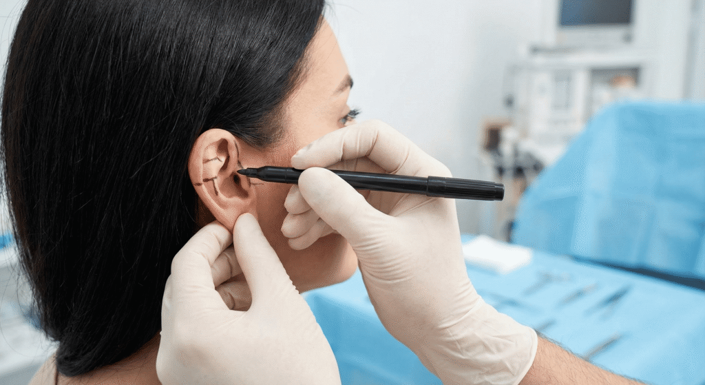 Cirugía de orejas en Madrid (otoplastia) para corregir orejas prominentes y mejorar la armonía facial.