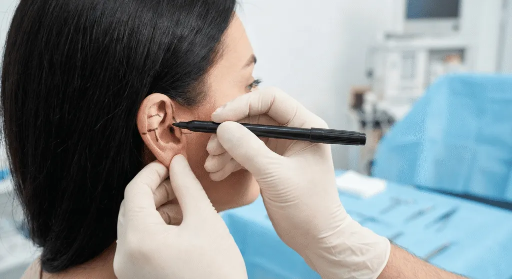 Cirugía de orejas en Madrid (otoplastia) para corregir orejas prominentes y mejorar la armonía facial.